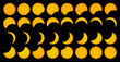 Solar eclipse for a background 29.03.06. Ukraine, Donetsk region
