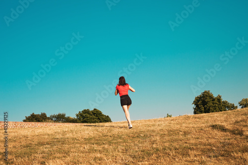 Photo: running girl running girl