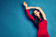 Photo: woman in red woman in red