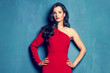 Photo: woman in red woman in red