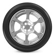 Car Wheel isolated on white background