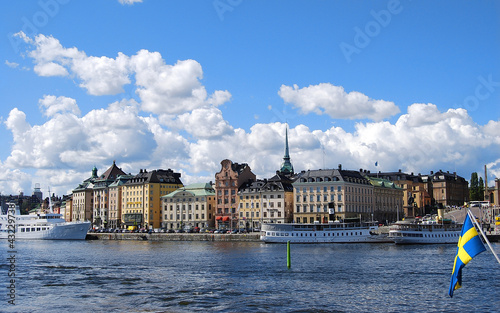 Photo: View of the beautiful architecture of Stockholm View of the beautiful architecture of Stockholm