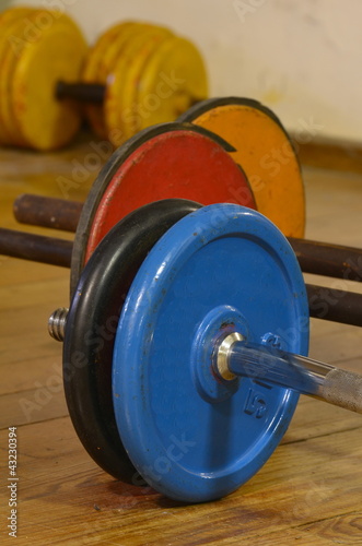 Photo: haltères, musculation haltères, musculation