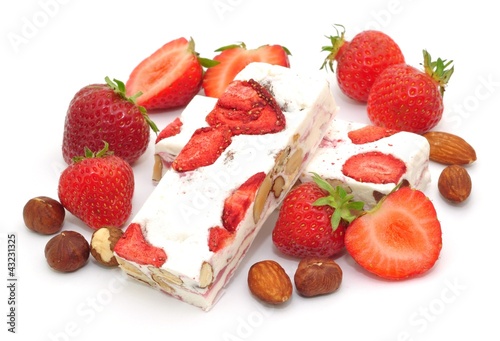 Photo: Nougat, Nüsse Nougat, Nüsse