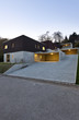 view of the beautiful modern houses by night