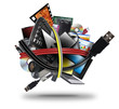 Electronic Technology USB Cord Ball