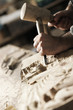 Photo: hands of a craftsman hands of a craftsman