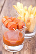 Currywurst mit Pommes frites