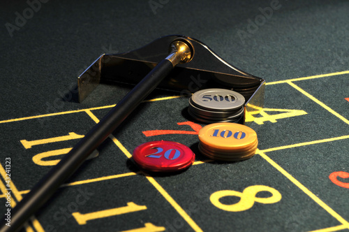 Photo: Spieltisch im Casino Spieltisch im Casino