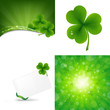 Green Set With Clover