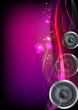 Vector: Music Poster with Attractive Rainbow Colors Music Poster with Attractive Rainbow Colors