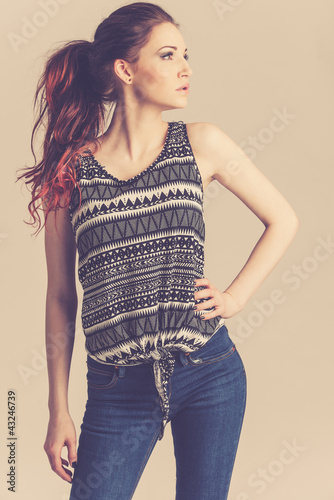 Photo: denim girl denim girl