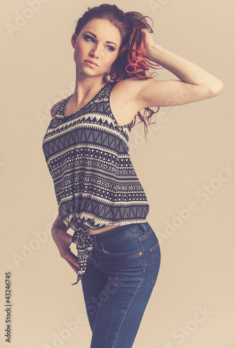 Photo: denim girl denim girl
