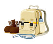 Vector: Hiking bag Hiking bag