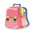 Vector: School bag School bag