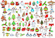 Christmas Holiday Winter Vector Set