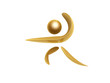 Illustration: golden sports symbol golden sports symbol