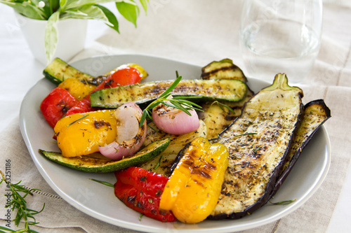 Photo: Grilled vegetables salad Grilled vegetables salad