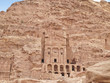 Tombs of  Petra, one of the seven wonders of the world, Jordan.