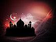 Creative religious eid background. Vector illustration