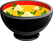 Vector: Bowl of soup Bowl of soup