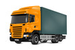 Vector: orange truck orange truck