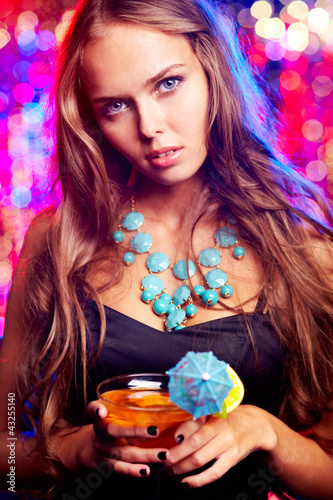Photo: Girl at party Girl at party
