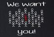 We want you!