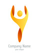 Vector: Logo company abstract. Winner. 3D logotype. Vector. Logo company abstract. Winner. 3D logotype. Vector.