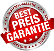 Button Banner "Bestpreis-Garantie" rot/silber