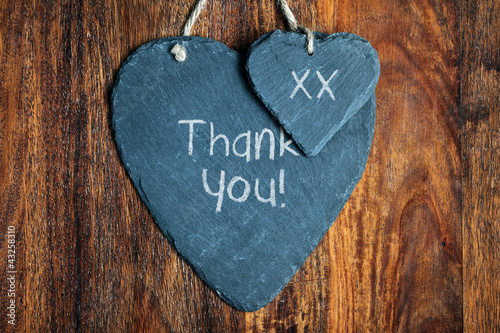 Photo: Thank you sign Thank you sign