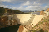 Photo: Theodore Roosevelt Dam on Apache Lake, west of Phoenix AZ in the Sierra Ancha mountains Theodore Roosevelt Dam on Apache Lake, west of Phoenix AZ in the Sierra Ancha mountains