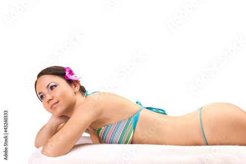 Foto : beautiful young woman recreation beautiful young woman recreation
