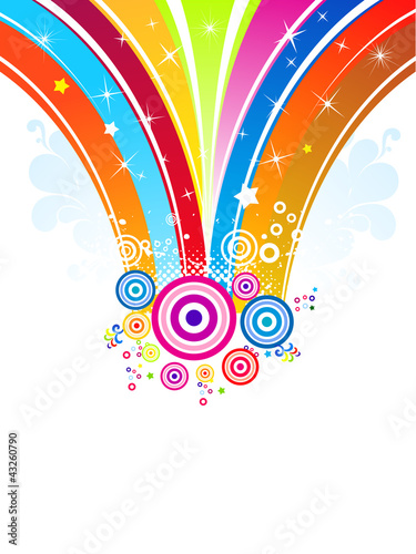 Vector: abstract rainbow explode abstract rainbow explode