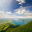 See- und Berglandschaft