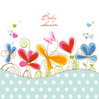 Floral baby shower