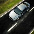 Car on country road