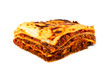 Photo: Homemade traditional lasagna and fries Homemade traditional lasagna and fries