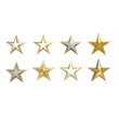 Illustration: Set stars on white background Set stars on white background