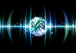 sound wave with discoball