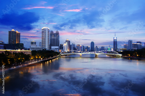 Photo: night view of China guangzhou night view of China guangzhou