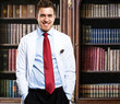 Specialist in his office