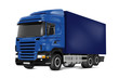 Vector: blue truck blue truck