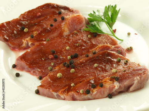 Photo: Marinated meat Marinated meat