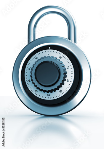 Illustration: Modern dial lock Modern dial lock