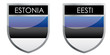 Estonia flag emblem