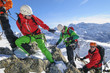 Teamwork in einer Seilschaft