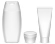 Cosmetics containers.