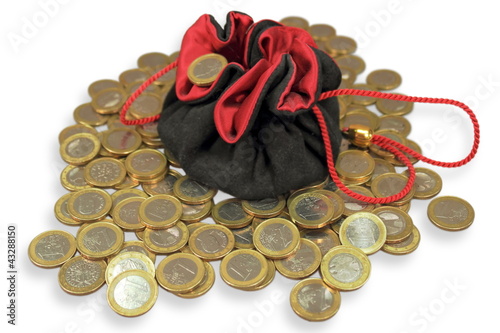 Photo: Geldbeutel mit Euros Geldbeutel mit Euros