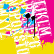 CMYK Print concept background, vector, EPS8